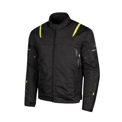 JACKET STORM BLACK/FLUO